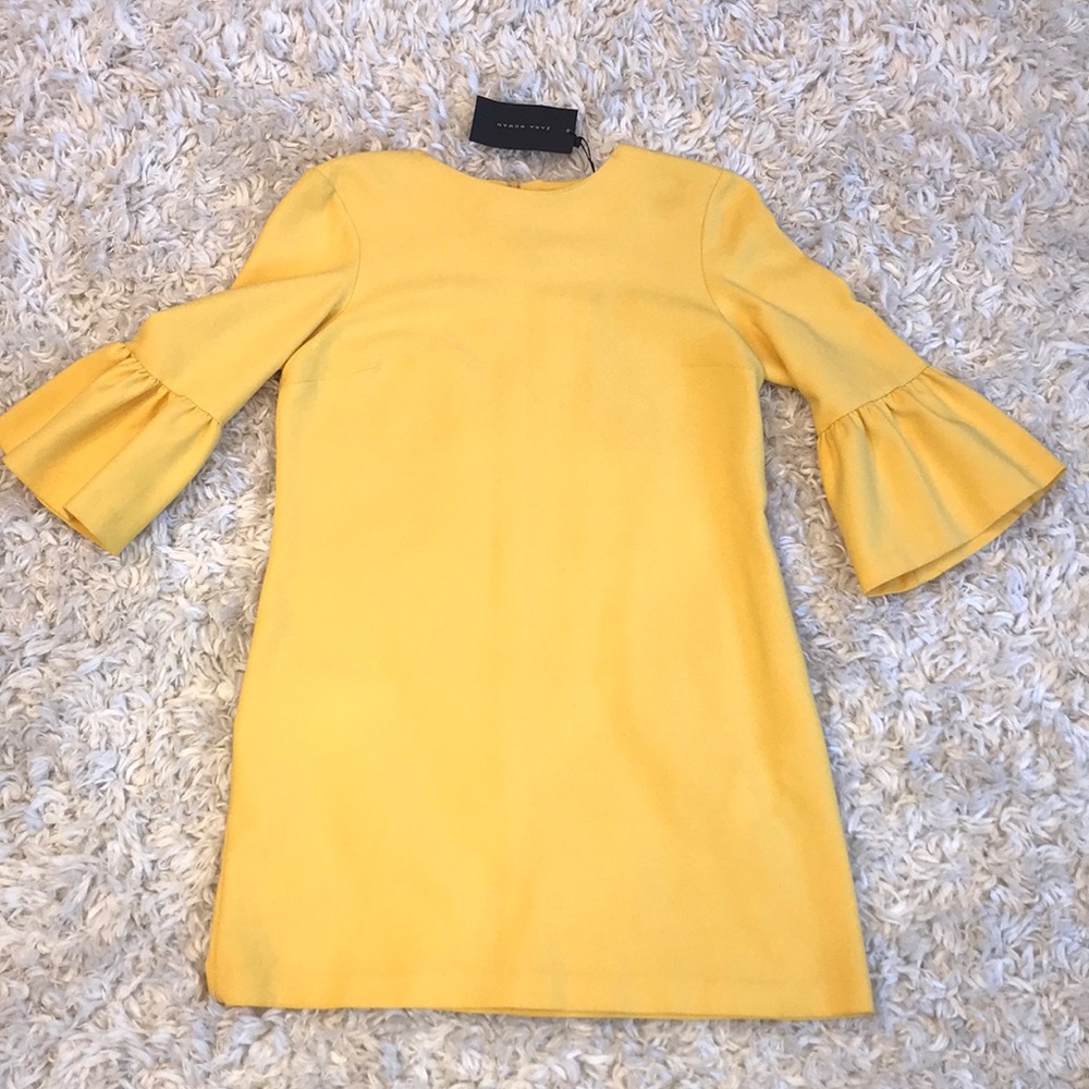 Yellow Zara dress
